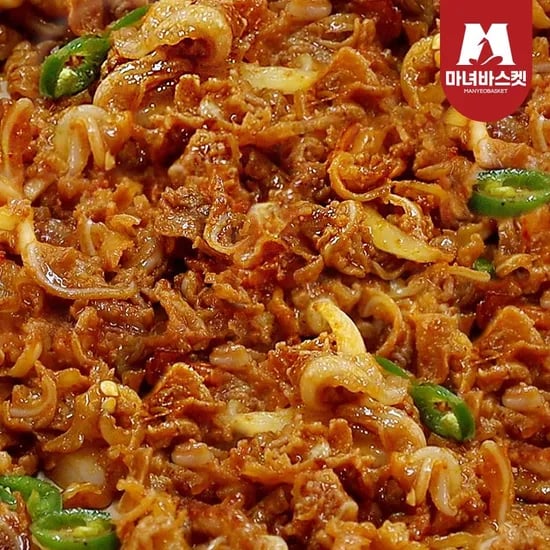 마녀바스켓 오돌뼈구이 매콤한맛 300g 4팩