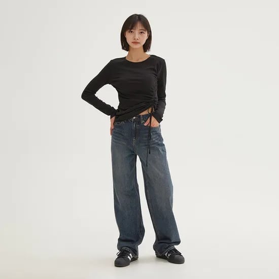 스파오 롱 와이드 진 15,420원