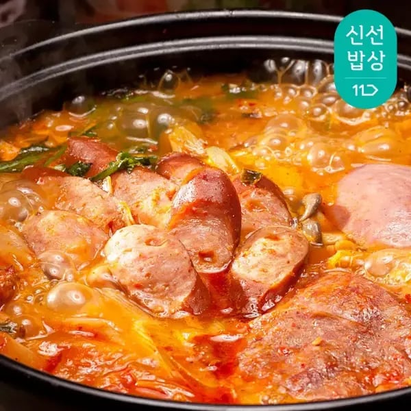 쟌슨빌 부대찌개 500g 4팩 더진한 오리지널