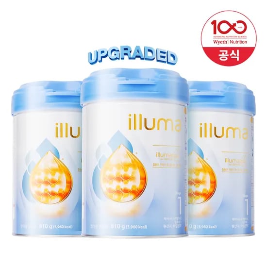 일루마 분유 810g 1~3단계 3캔 186,030원(통 62,010원)