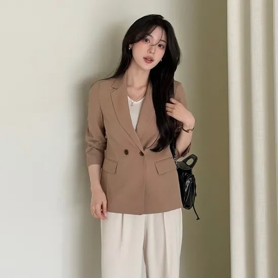 클라비스 린넨라이크 테일러드 자켓 무배 66,420원