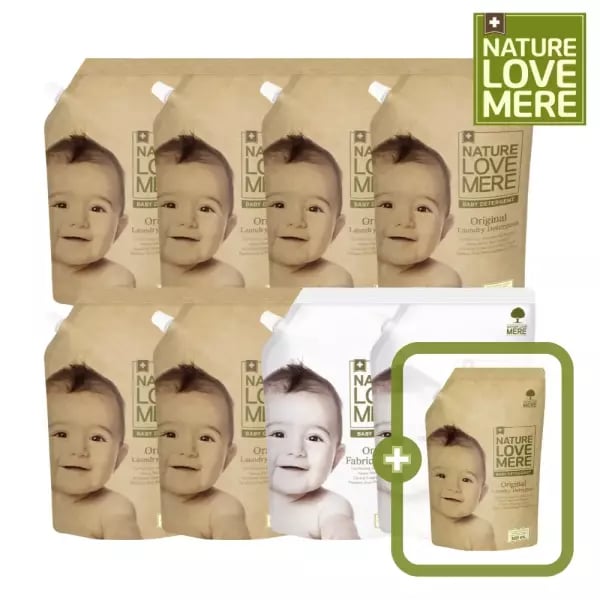 네러메 세제리필 1300ml 6팩+섬유유연제 리필 1300ml 2팩+세제 500ml 1팩 22,920원
