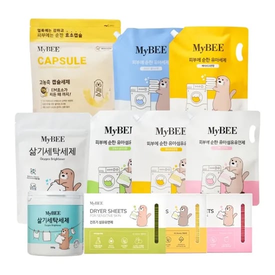 마이비 피부에순한 아기세제 섬유유연제 리필팩 2+2 15,900원 무배