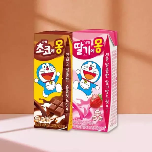남양 초코에몽 딸기에몽 190ml 48팩