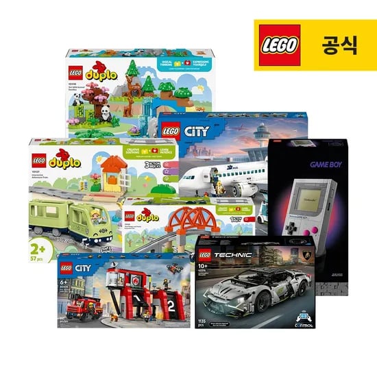 레고 듀플로 10914 디럭스 브릭 박스+녹색조립판+듀플로키재기 74,400원