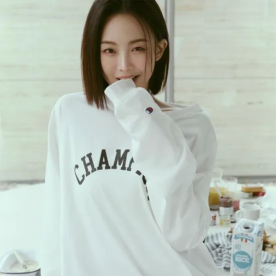 챔피온 루즈핏 롱슬리브 티셔츠
