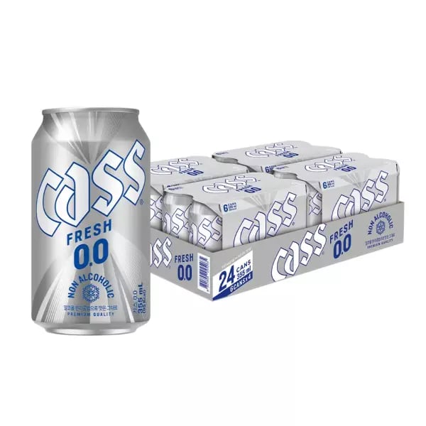카스 제로 355ml 24캔 무알콜맥주 14,400원