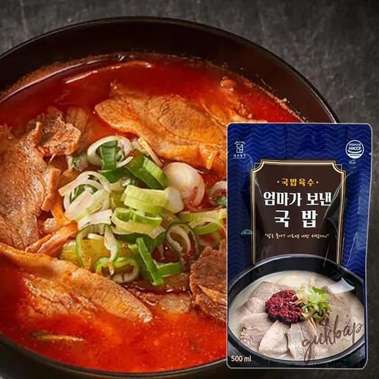 대건명가 돼지국밥 630g X 4팩+얼큰국밥 660g X 4팩 34,480원