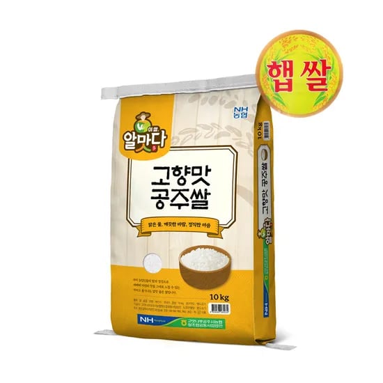 공주쌀 10kg, 26950원