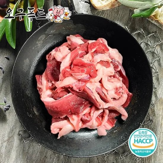 국내산 무항생제 생오리 슬라이스 600g 11,260원 무배