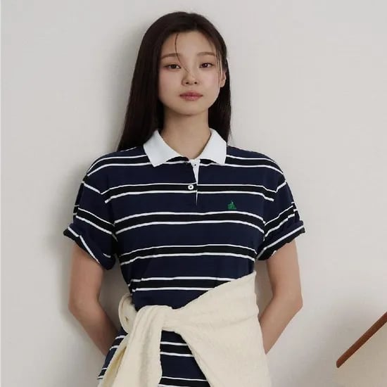 빈폴 볼드 스트라이프 반소매 폴로 티셔츠 121,000원