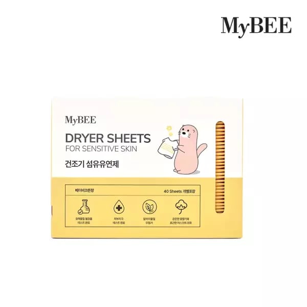 마이비 건조기시트 섬유유연제 3팩(120매) 18,400원 초핫딜 무배