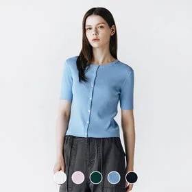 지오다노 여성 립 반팔 가디건 18,400원 무배