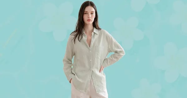 BNX 시어서커 스트라이프 셔츠