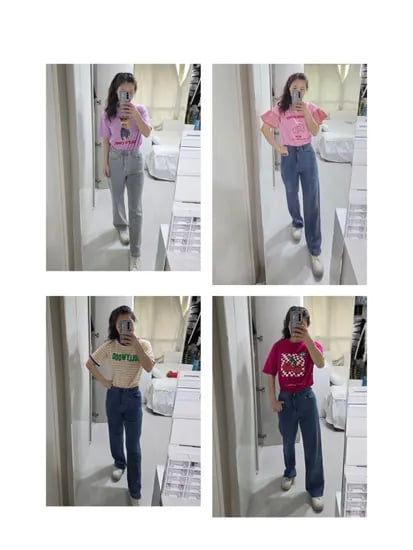 나나주니 봄여름티셔츠 10470원부터 44~55맘 귀여운스탈 아동복같이입어요