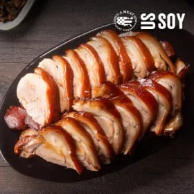 누리푸드 흑마늘 순살 슬라이스 족발 300gX2팩 양념새우젓 2개