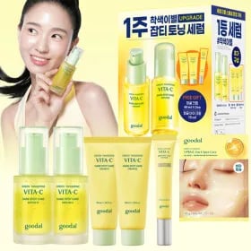 구달 청귤비타C잡티케어세럼알파더블 기획 세럼2 크림2 아이크림