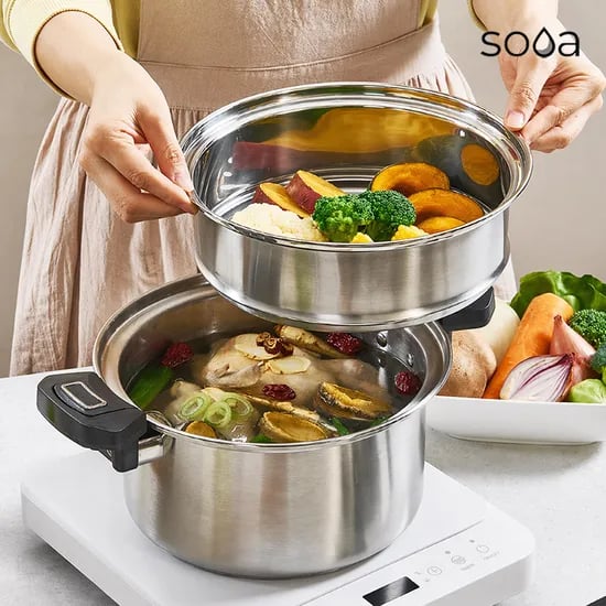 수아 IH 저압냄비 7L