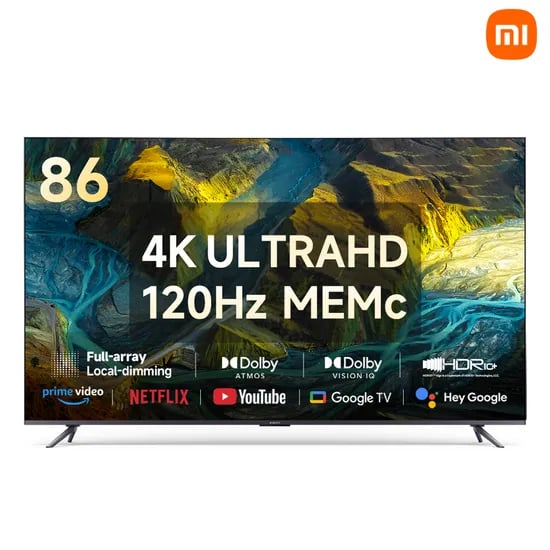샤오미 86인치 4K UHD 구글 스마트 고화질 TV