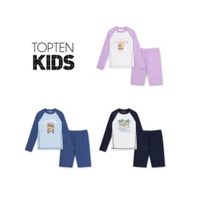 탑텐키즈 카카오 래쉬가드 상하세트