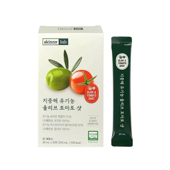 스키니랩 지중해 유기농 올리브 토마토샷 올토샷 10포 3개