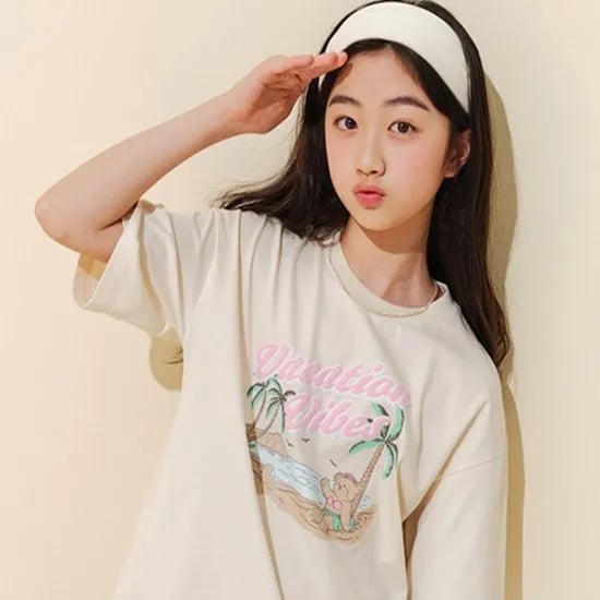 폴햄키즈 그래픽 반팔 티셔츠