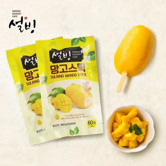 설빙 프리미엄 디저트 망고스틱 60gX20개