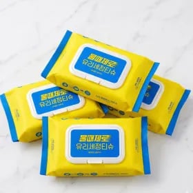 물때제로 유리세정티슈 30매 4팩 8,910원