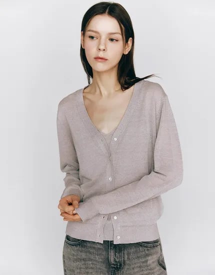 여성 시어 브이넥 가디건22,800원 무료배송
