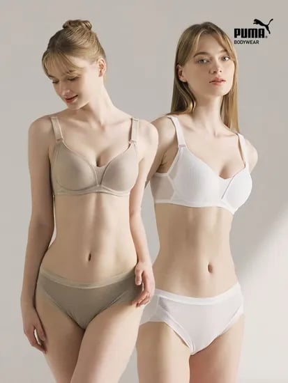 푸마 언더웨어 풀커버 리프팅 브라/노라인 팬티1+1 균일가 9,500원