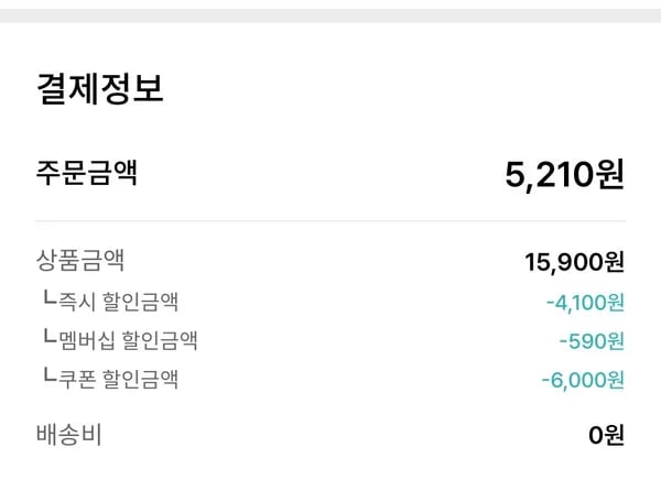빅토리아 탄산수 20개 5210원