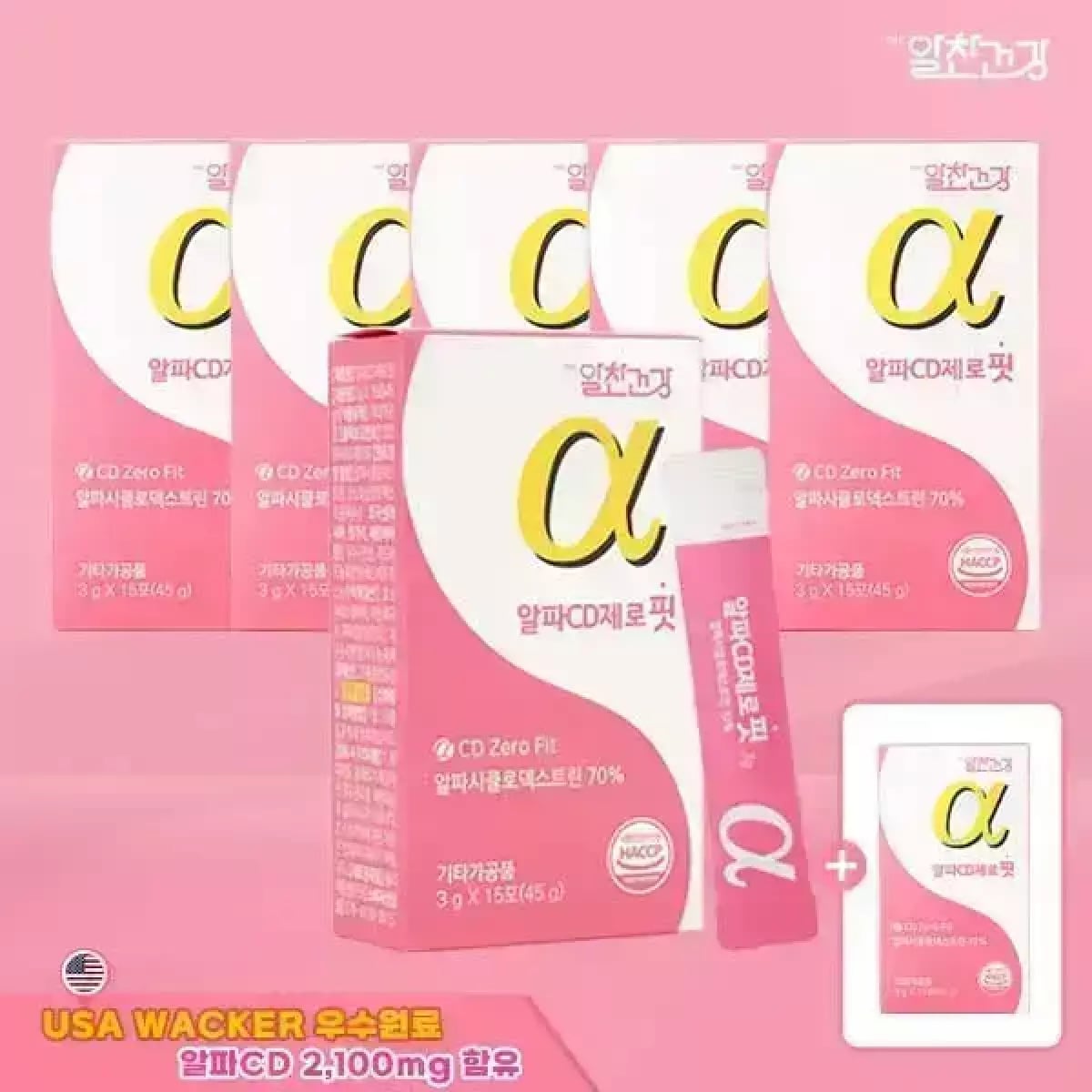 알파CD 식이섬유 파우더 자두맛 외 다양 105포