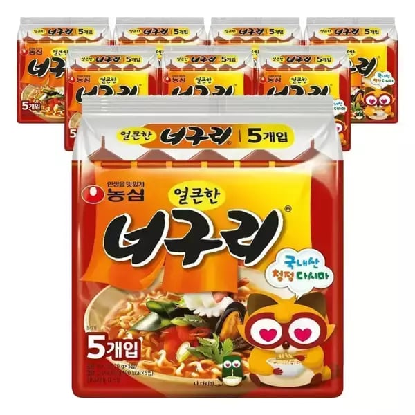 너구리 얼큰 40봉 (26,640원)