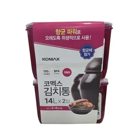 코멕스 손잡이 김치통 14L 외 2개세트 2개, 3,000원