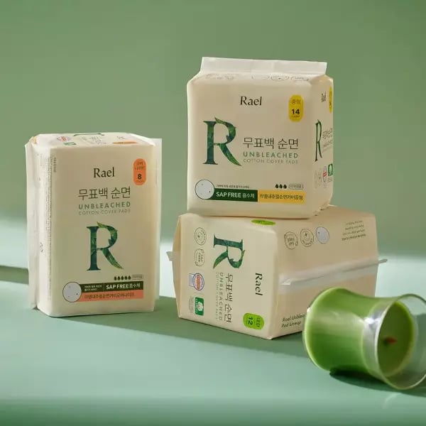 라엘 무표백 순면 생리대 외 10팩