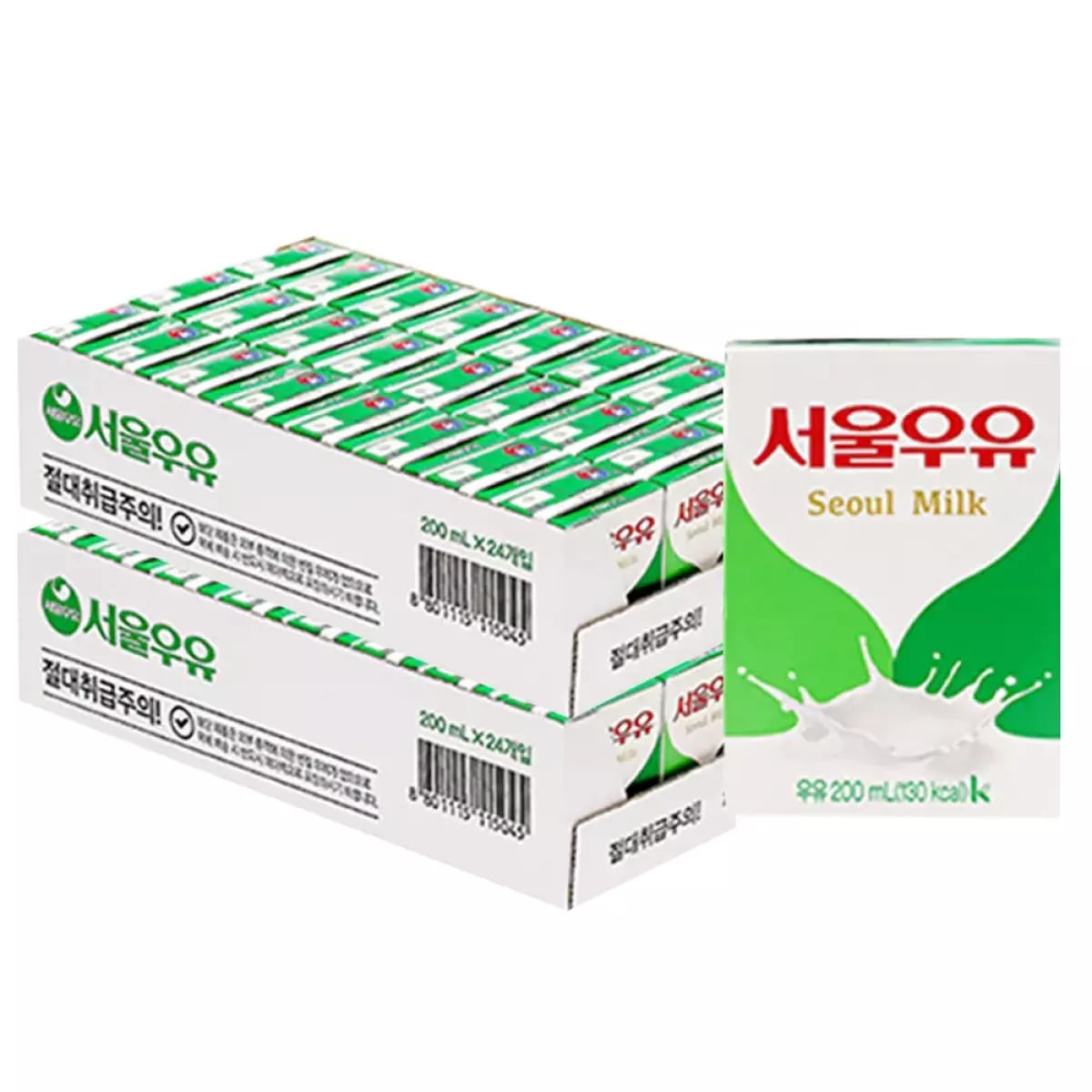 서울우유 멸균우유 200ml 외 다양 48개 18,620g