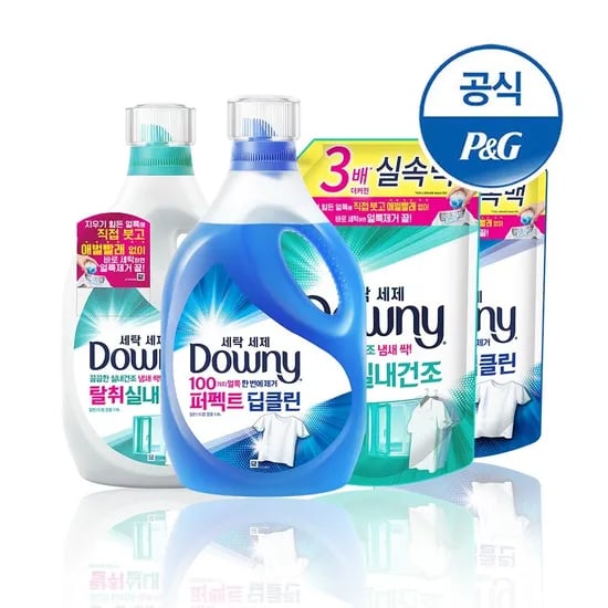 다우니 퍼펙트 딥클린 리필 1.4L * 3