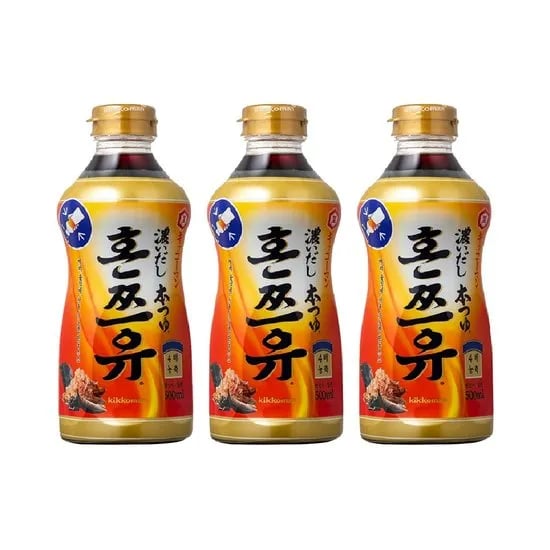 기꼬만 혼쯔유 500ml 3개