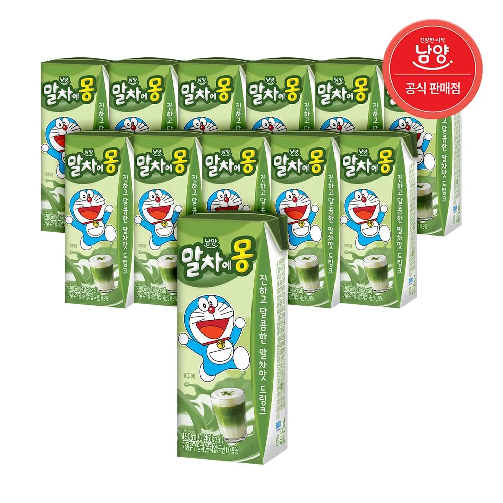 말차에몽 190ml 24팩 1박스