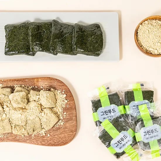 쑥인절미 2kg 콩가루 포함