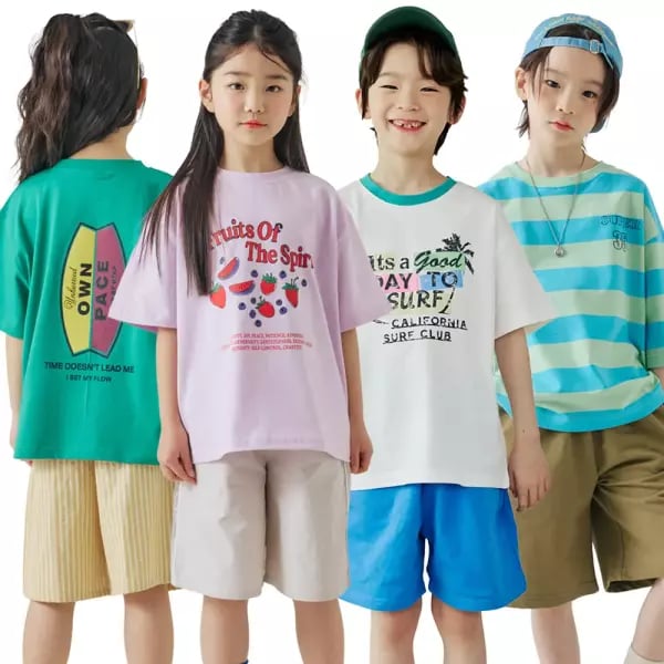 바브키즈 무지나시티셔츠 쿠폰가 6800원 무료배송