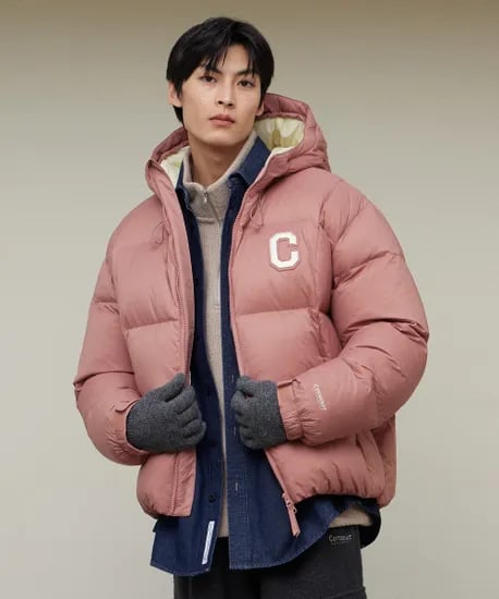 커버낫 RDS 컬리지 볼륨 후디 다운 더스티피크 71600원