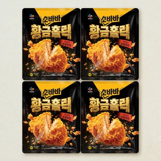 고메 소바바 황금홀릭 순살 240g 4개 12,564원/12개 27,138원