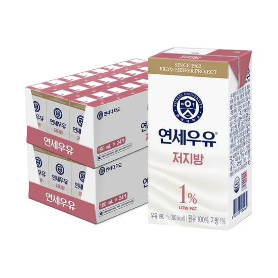 토스 연세우유 저지방 48개 12900원
