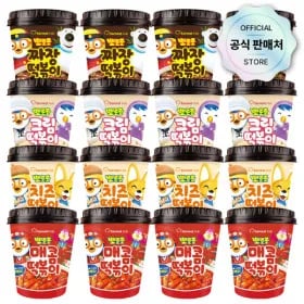 뽀로로 컵떡볶이 4종 16개+삼각츄러스 증정 25,930원
