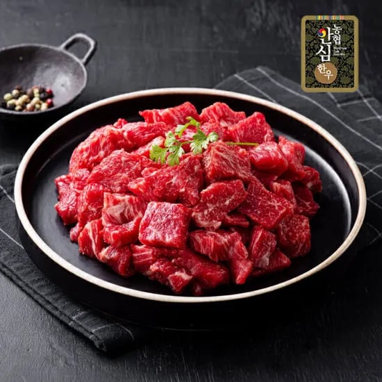 농협안심한우 혼합 국거리(세절) 800g