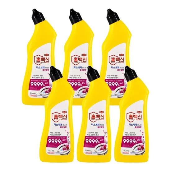 홈백신 락스세제 플로랄향 750mL 6개 6000원