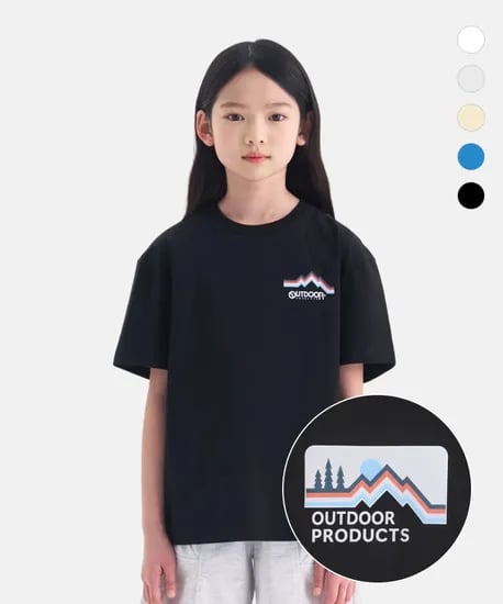 아웃도어 프로덕츠 키즈 에센셜 파노라마 티셔츠