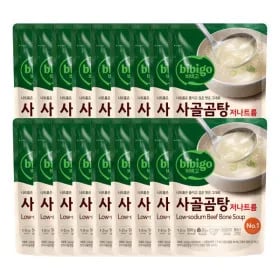 비비고 저나트륨 사골곰탕 500G 18개 15900원 무배
