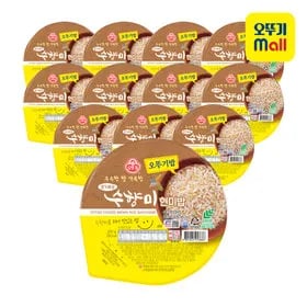 오뚜기밥 수향미 현미밥 210g 12개 15,900원 무료배송